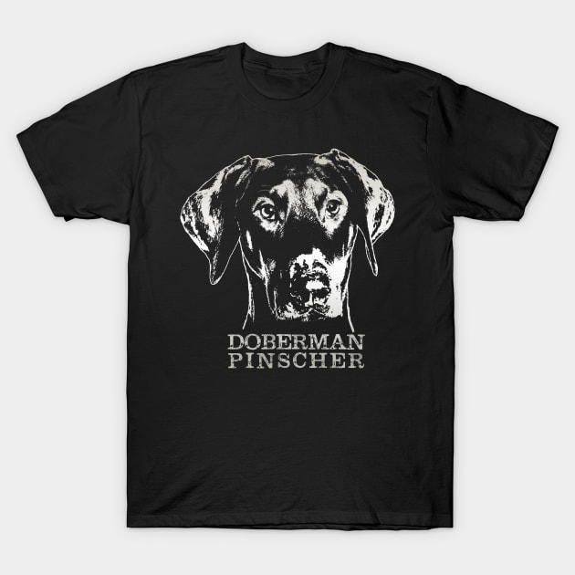 Doberman Pinscher - Dobermann T-Shirt by Nartissima